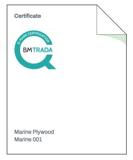 Q-Mark BM TRADA Certificate