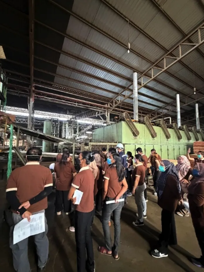 Asia Green Wood team — on-site at the plant